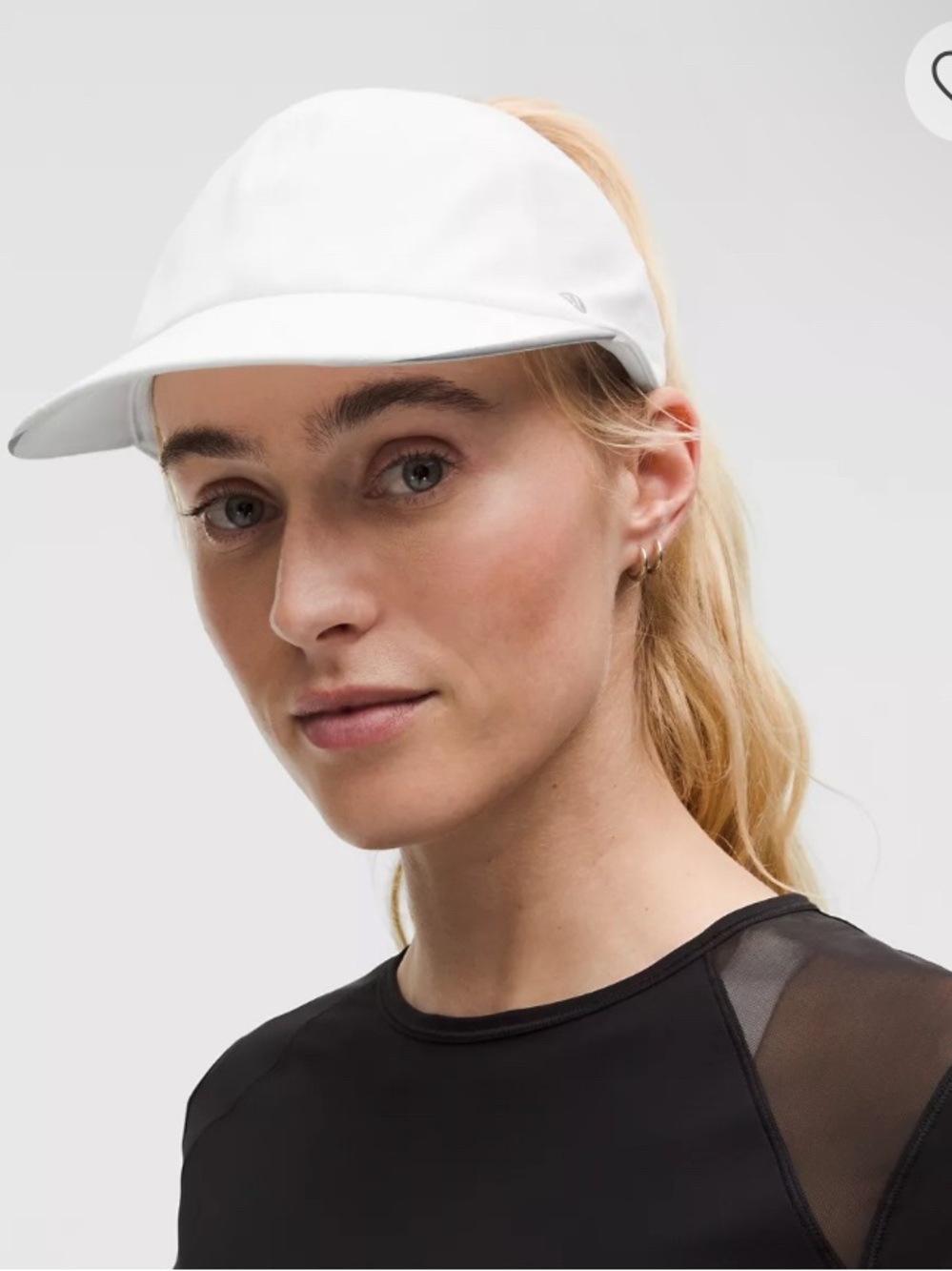Lululemon Women's Fast and Free Ponytail Running Hat White NWT